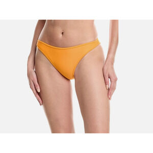 Ramy Brook Isla Women's Swim Bikini Bottom Orange Size L 16023